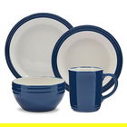 Barbary & Oak Foundry 16 Piece Dinnerware Blue