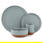 Barbary & Oak Verona 16 Piece Dinnerware Set Slate