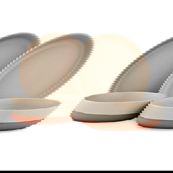 Barbary & Oak Verona Pasta Bowls Set of 4 Stone