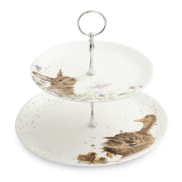 Wrendale Designs 2 Tiered Cake Stand