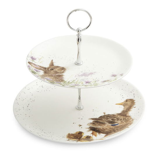 Wrendale Designs 2 Tiered Cake Stand