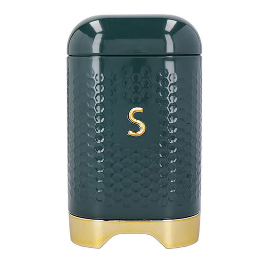 Lovello Textured Hunter Green Sugar Canister