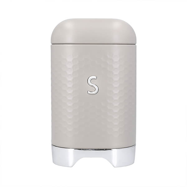 Lovello Textured Latte Cream Sugar Canister