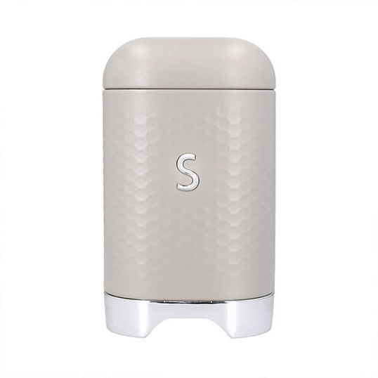 Lovello Textured Latte Cream Sugar Canister