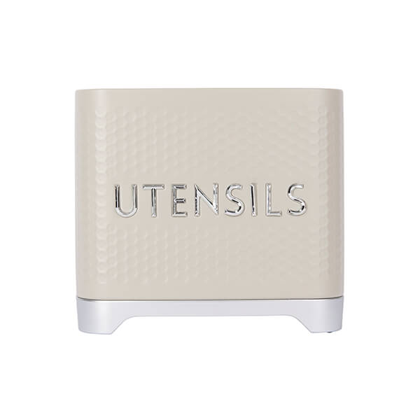 Lovello Textured Latte Cream Utensil Holder