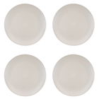 Natural Elements Recycled Plastic Set of 4 Dinner Plates, 25.5cm
