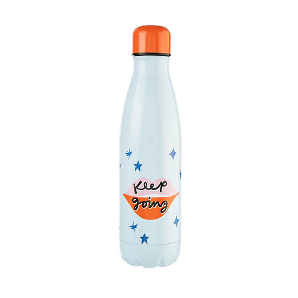 Eleanor Bowmer Stainless Steel Bottle 500Ml Keep Going