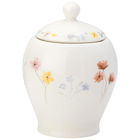 English Tableware Company Pressed Flowers Sugar Pot