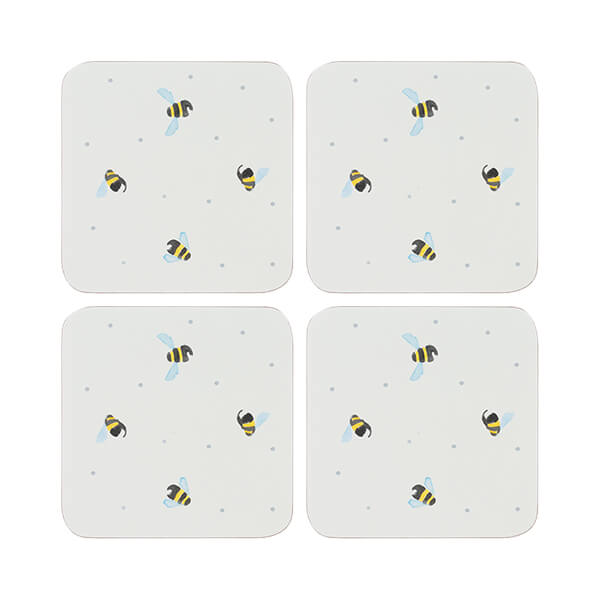 Price & Kensington Sweet Bee Set Of 4 Coasters