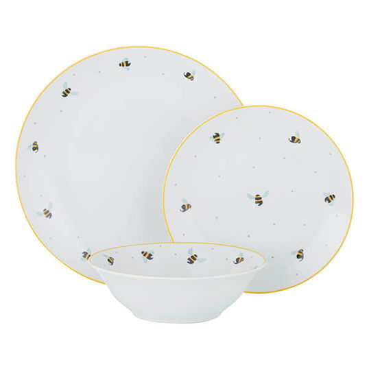 Price & Kensington Sweet Bee 12 Piece Dinner Set