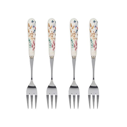 Price & Kensington Meadow Set Of 4 Cake Forks