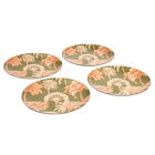 Eleanor Bowmer Set Of 4 Melamine Side Plates Green Plams