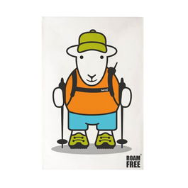 Herdy Roam Free Tea Towel Joe Orange