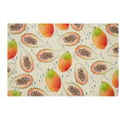Papaya Bliss Set of 2 Vinyl Mats