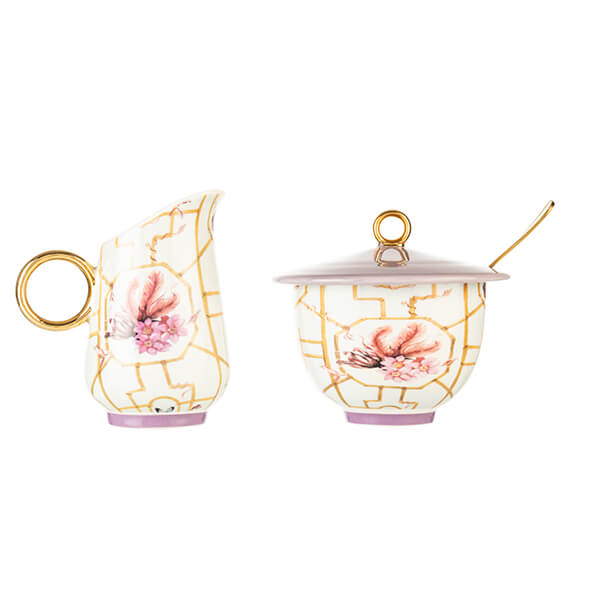 Eleanor Bowmer Sugar Jug Spoon Set Trellis