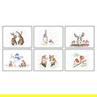 Wrendale Designs Christmas Collection Placemats Set Of 6