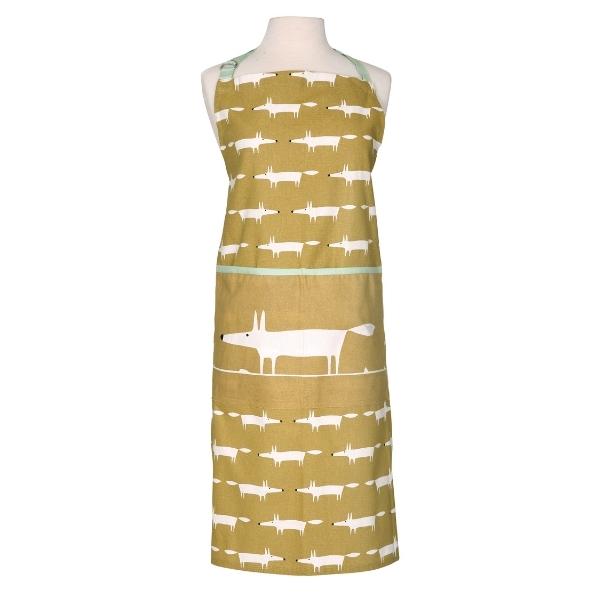 Scion Living Mr Fox Adult Apron Ochre