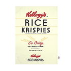 Vintage Kellogg`s Rice Crispies Tea Towel