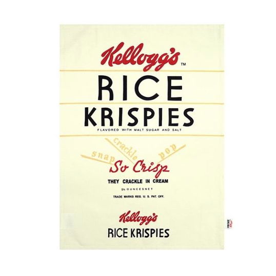 Vintage Kellogg`s Rice Crispies Tea Towel