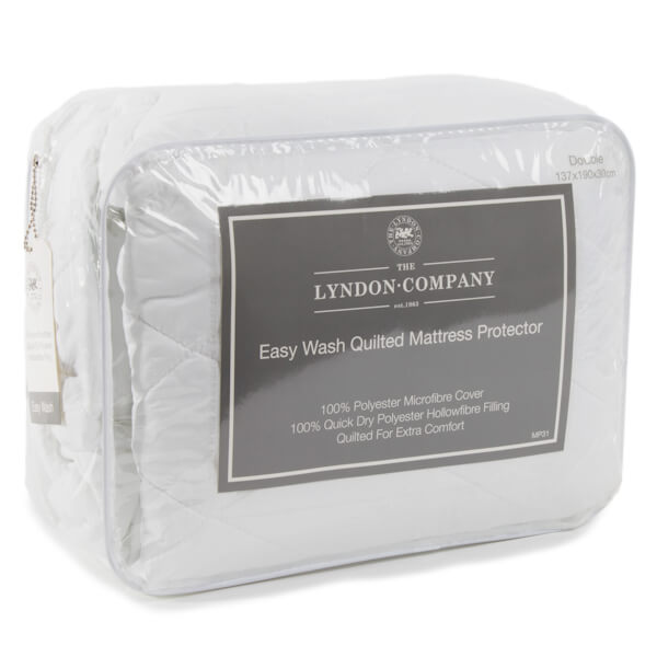 The Lyndon Company Easy Wash Mattress Protector Super King