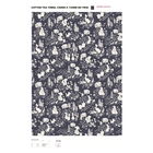 Peter Rabbit Classic Pattern Set Of 2 Cotton Tea Towels Dark Blue