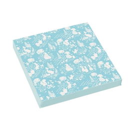 Peter Rabbit Classic Pattern Napkins Light Blue