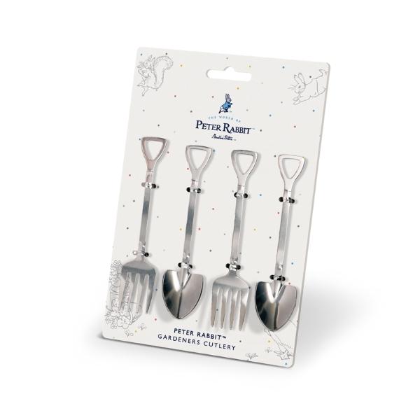 Peter Rabbit Set Of 4 Gardeners Cutlery