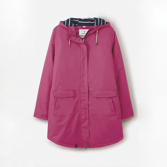 Lighthouse Iona Ladies Long Coat Berry
