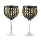 Artland Set of 2 Cubic Gin Glasses