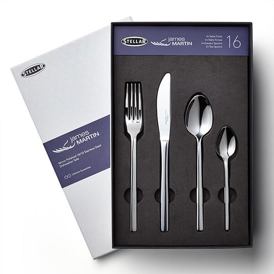 James Martin 16 Piece Cutlery Set