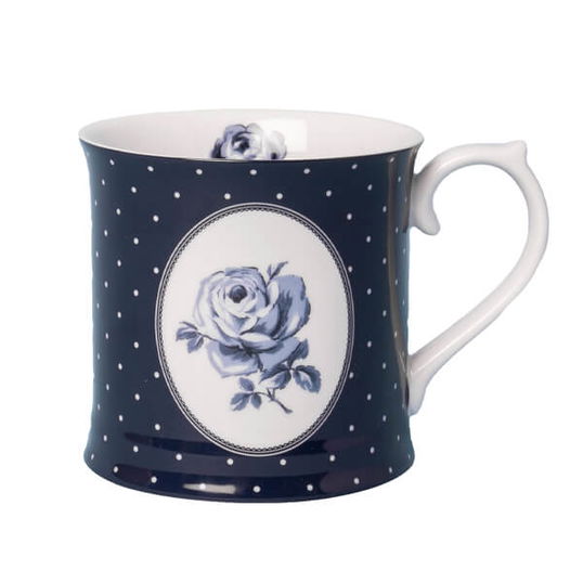 Katie Alice Vintage Indigo Blue Spot Tankard Mug
