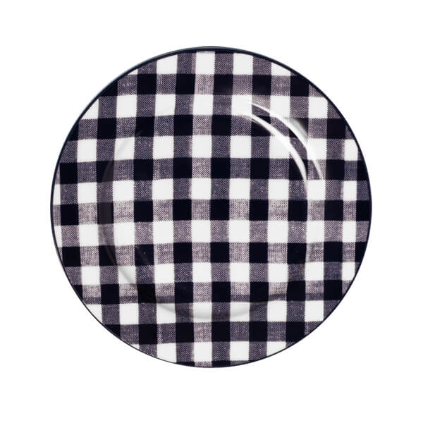 Katie Alice Vintage Indigo Gingham Side Plate