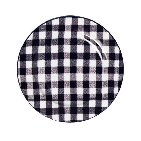 Katie Alice Vintage Indigo Gingham Side Plate