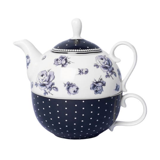Katie Alice Vintage Indigo Tea For One