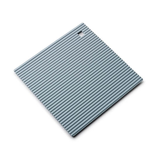 Zeal Silicone Heat Resistant 18cm Trivet Mat Duck Egg Blue