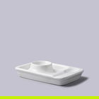 W.M.Bartleet & Sons Egg Plate with Groove for Spoon