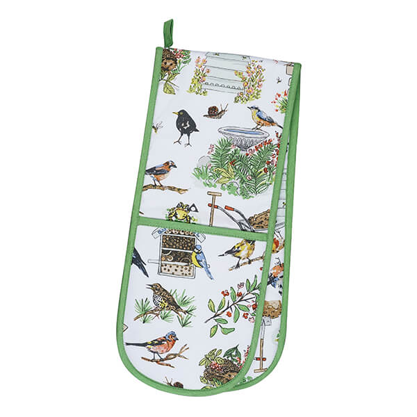 Ulster Weavers Garden Birds Double Oven Glove