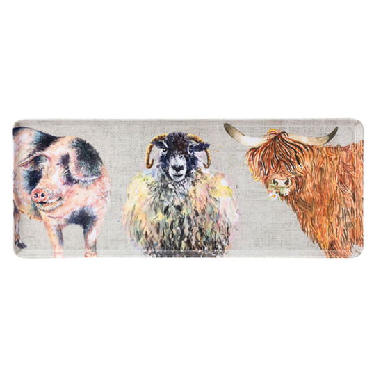 Foxwood Home Country Life Rectangle Tray