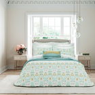 V&A Anselm Duvet Cover Single Aqua
