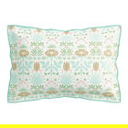 V&A Anselm Oxford Pillowcase Aqua