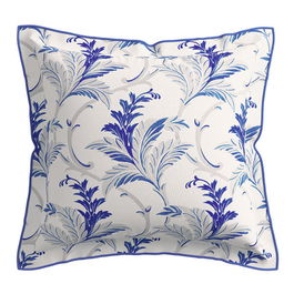 V&A Baroque Square Pillowcase Indigo Blue