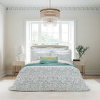 V&A Wildflower Walk Duvet Cover King Size Aqua