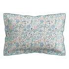 V&A Wildflower Walk Oxford Pillowcase Aqua