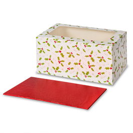 Anniversary House Holly Yule Log Box & Board Kit