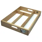 Rubber Wood Cutlery Tray