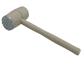 Beech Meat Tenderising Mallet Metal End