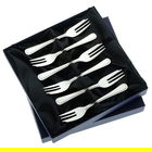 Arthur Price of England Bead Sovereign Silver Plate Set of 6 Pastry Forks