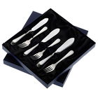 Arthur Price of England Bead Sovereign Stainless Steel Set of 8 Pairs Of Fish Eaters