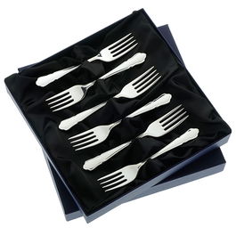 Arthur Price of England Dubarry Sovereign Stainless Steel Set of 6 Fruit Forks