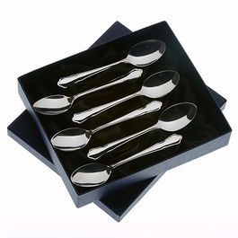 Arthur Price of England Dubarry Sovereign Stainless Steel Set of 6 Teaspoons